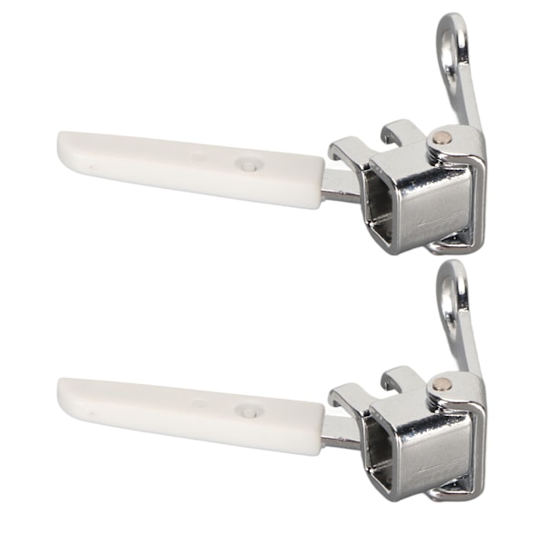 2 stk. broderi-stopfod i rustfrit stål til Singer 4452 44S 6180 6160 5400 C5200 2277 2282 2263 2250