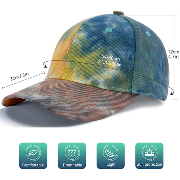 Baseballcaps for kvinner Baseballhatter for menn Pappacaps Graffi M