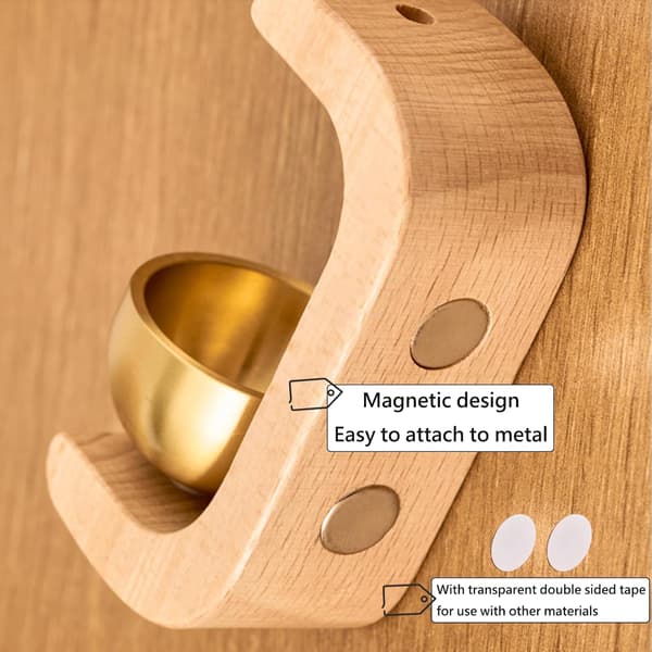 2 STK Magnetisk Dørklokke med Ding Ding-lyd for Døråpning, Butikk 2PCS