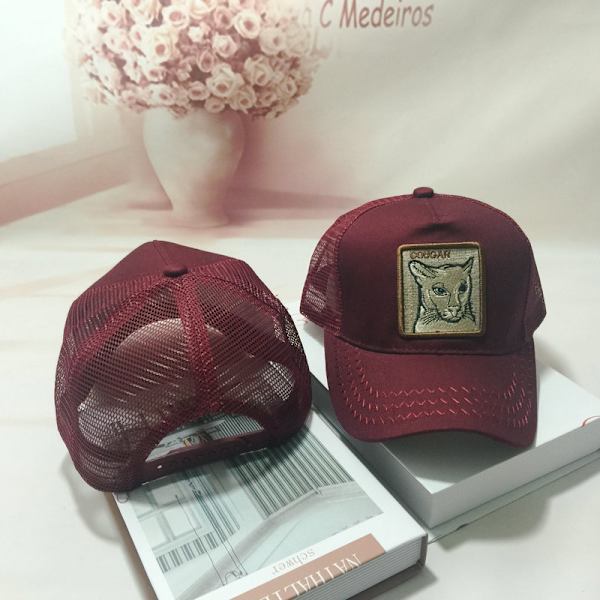 Animalformad broderad basebollkeps mode personlighet hej A