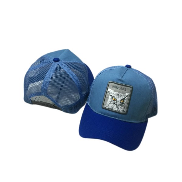 Animalformad broderad basebollkeps mode personlighet hej M