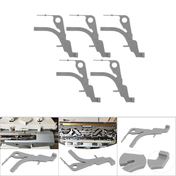 5 stk. strikkemaskine touch bar plast til Silver Reed SK280 SK155  SK218 SK260 SK325