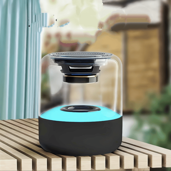 Bluetooth-høyttaler med lys, trådløs nattlyshøyttaler