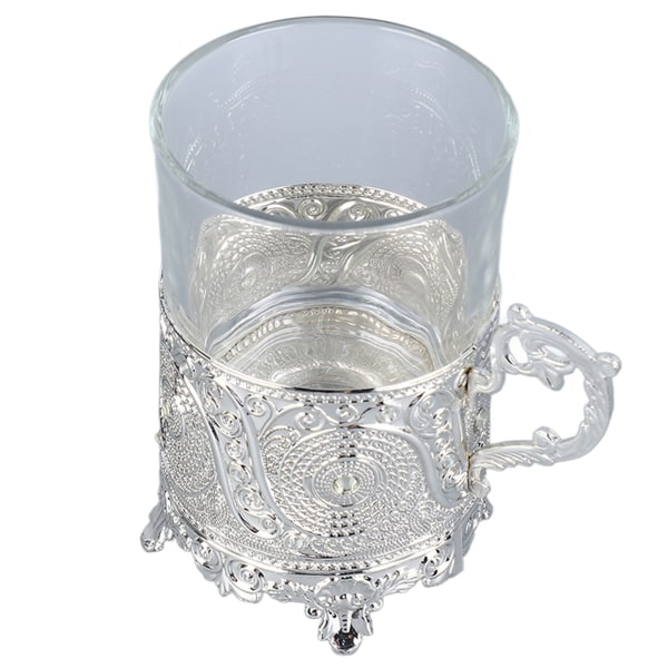 Legering Glas Ölmugg Matal Ölkrus Samlarobjekt Dekorativ Whiskymugg Drickmugg för Fars Dag Jul Födelsedag Sliver