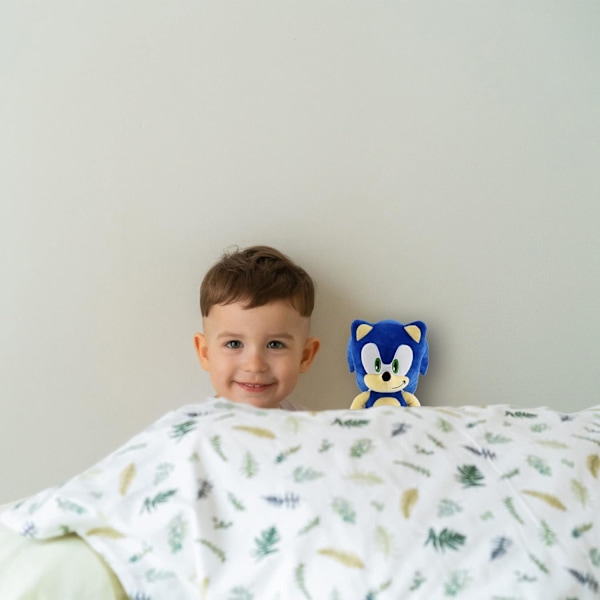 Blå Sonic Plys Legetøj Super Blød og Krammelig Plysdyr - Premium Kvalitet Blå Sonic The Hedgehog Plysdyr til Børn Drenge & Piger - 12'' Blue