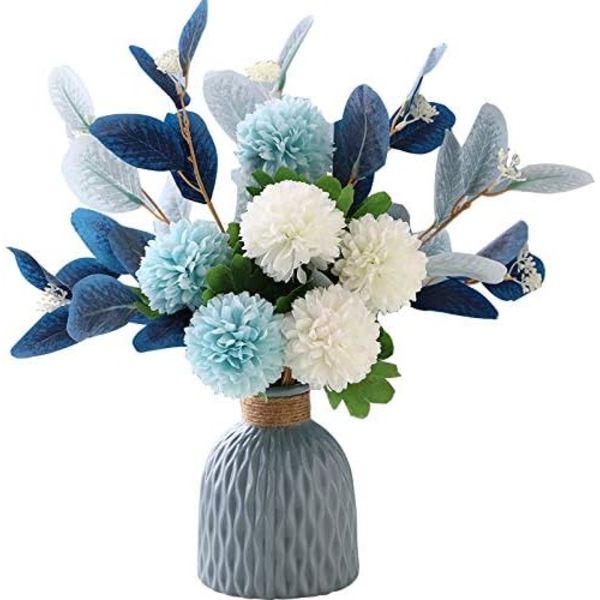 Dekorativa Mason Jar Väggdekor - Rustika Vägglampor med 6-timmars Timer LED-Fe-ljus och Blommor - Gårdsinredning (Set om 2)