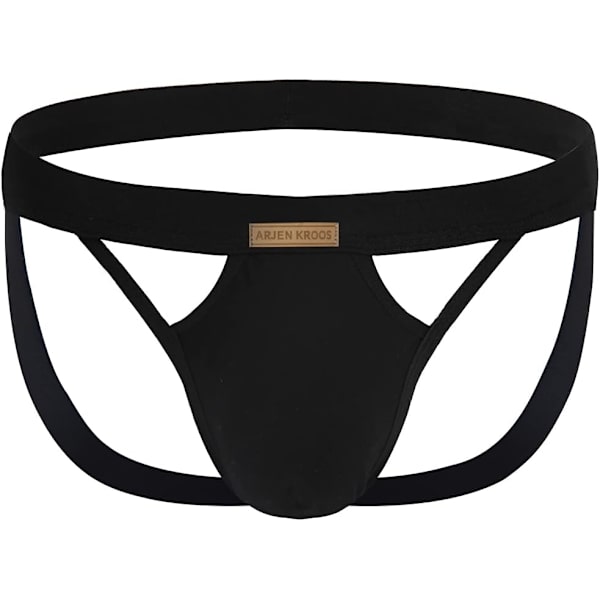 Herre Athletic Supporter Stretch Underbukser Mesh Jock Strap Multipack Black L