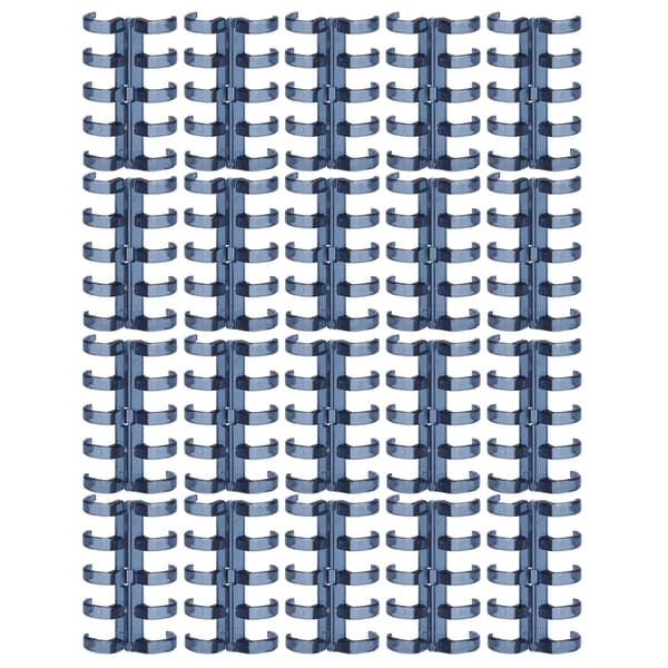 20 stk. Bindingsringer Segmentert Design Hold 60 Ark 11mm Bindings Tykkelse Kontorrekvisita Blå