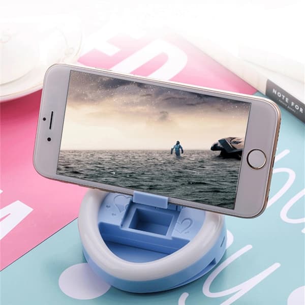 Oppladbar Justerbar Selfie Ring Light Hjerteformet Led Fi