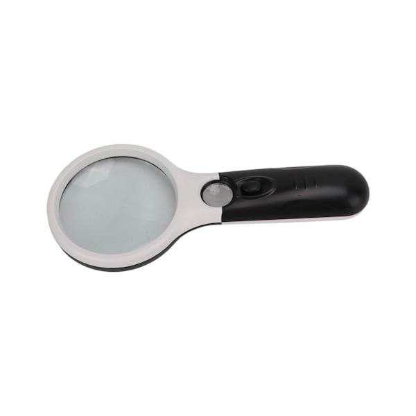 Lighted forstørrelsesglas LED-lys akryl dobbelt optisk linse høj gennemsigtighed bærbar forstørrelsesglas med lys