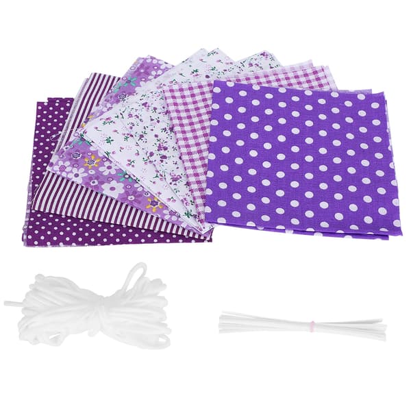 Quilting sy- och hantverksbomullstyg DIY dammsäker munskyddstyg elastiskt repset