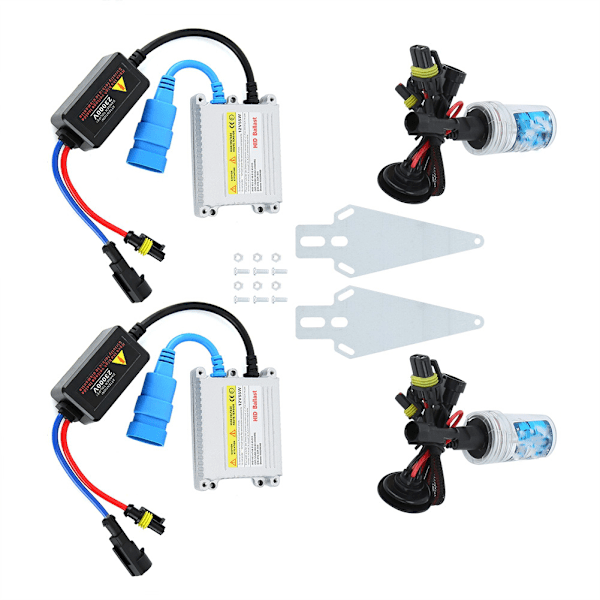 Xenonstrålkastarsats Ultra Tunn Silver Ballaster Bil 6000K 12v 55W(H1 )