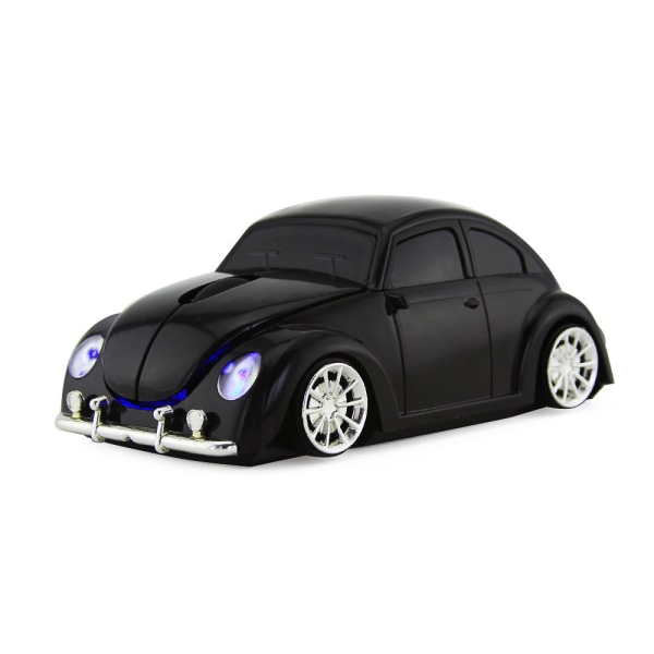 Beetle bilmus/Volkswagen Beetle/2.4G trådlös mus Svart
