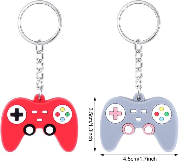 SAYTAY 24 st Video Game Controller Nyckelringar Spelkontroll