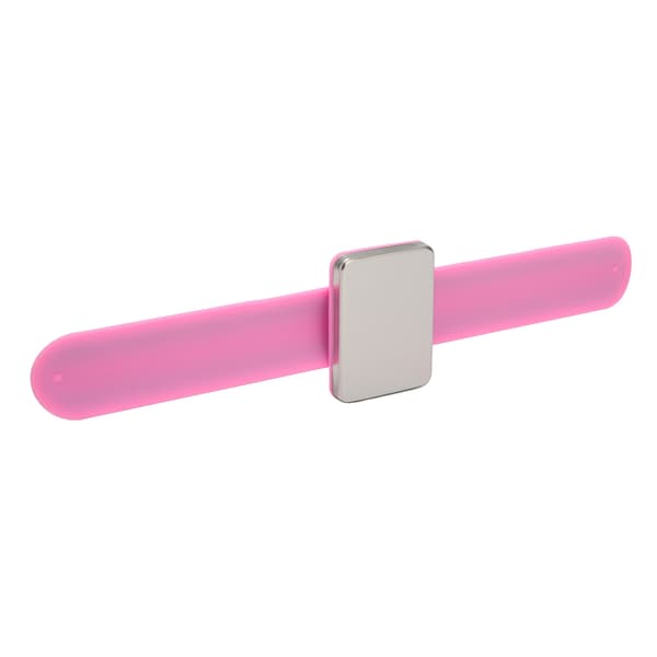Magnetisk sykudde stark magnet silikonarmband säkert handledsstiftkudde för hand DIY styling rosa