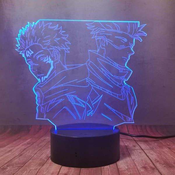 Anime Comic Bordlampe 3D LED Optisk Natlampe Yuji Itador