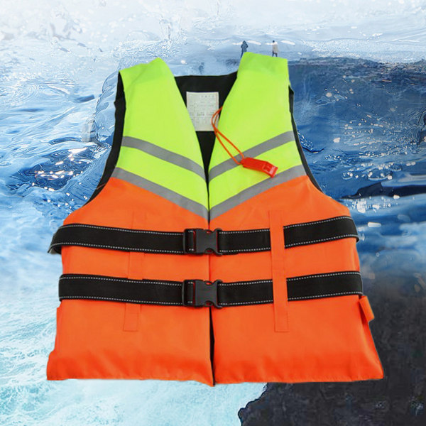 Aikuisten pelastusliivi ulkoilmaan ajelehtimiseen pelastusliivi viheltimellä oranssi liitosmalli