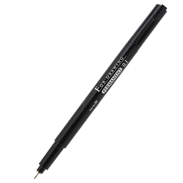 Musta öljypohjainen Micron Liner -tussit piirtämiseen, luonnosteluun ja sarjakuviin (0,1 mm)