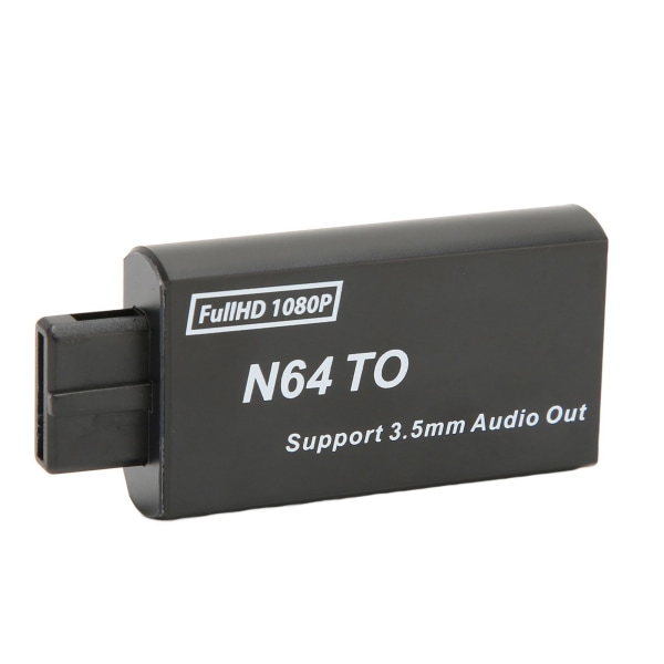 for N64 til HD Multimedia Interface Converter 1080p Støtte PAL NTSC videospilladapter med 3,5 mm grensesnitt