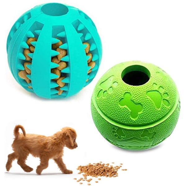 Hundpusselleksaker Ball 2PACK Giftfri, hållbar interaktiv hund