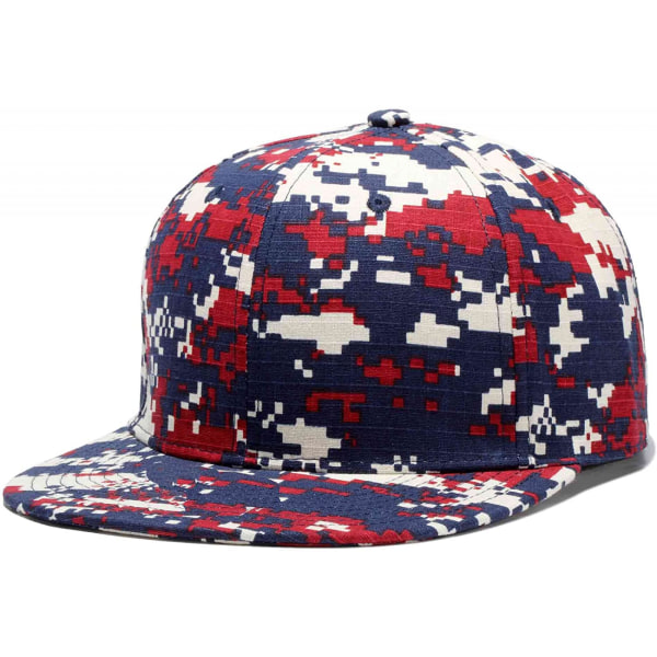 Klassisk Snapback-hatt Hip Hop Flat Bill Visor Cap - Unisex Annons K
