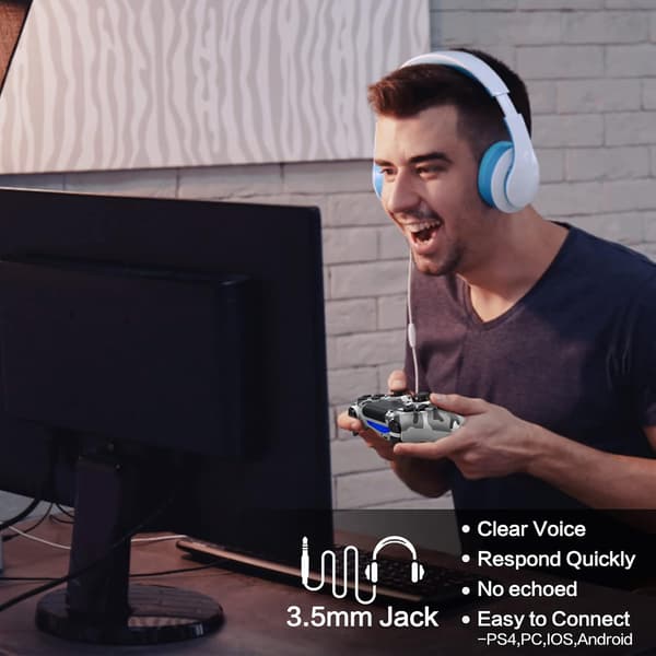 Peliohjaimet PS4/Pro/Slim/PC:lle, Bluetooth-kaksoisvärinä