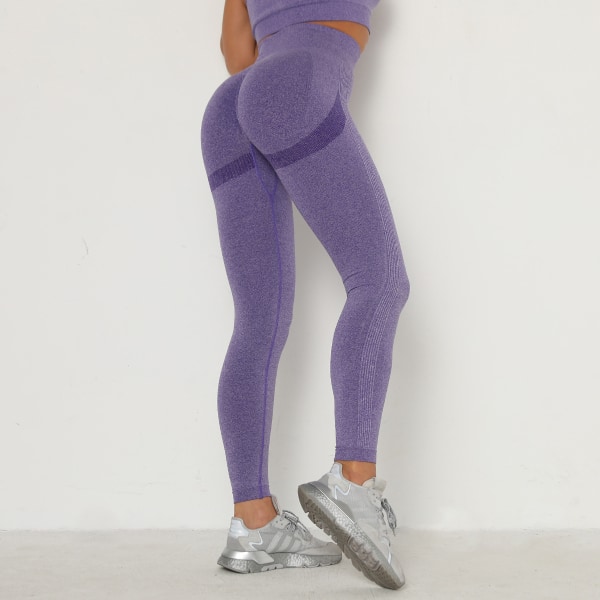 Träning Hög midja löpning Mage Control Sports Leggings (M)