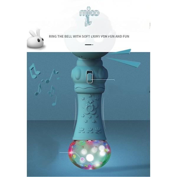 Bunny Smarty Musical Light-Up Rattle, Uppmuntra Utveckling