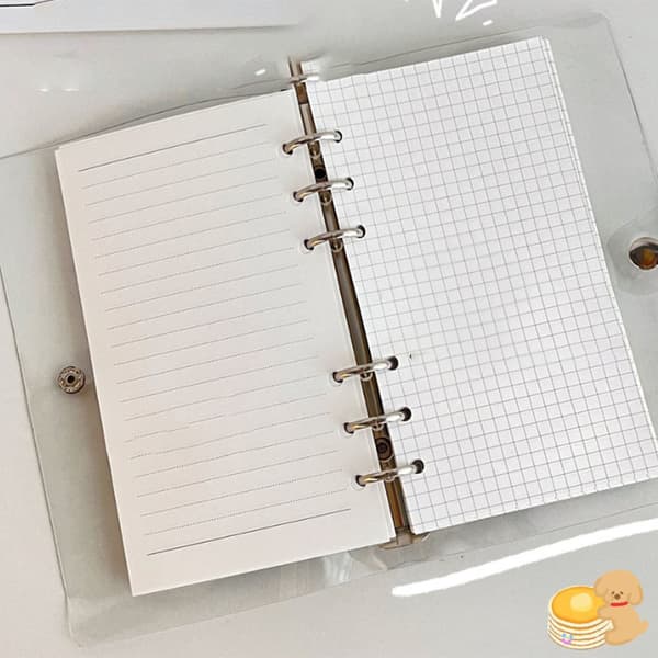 Spiral Notebook - Robust, Glattere Skriveoplevelse, Sødt Design, Holdbart, Aftageligt Notebook til Studerende