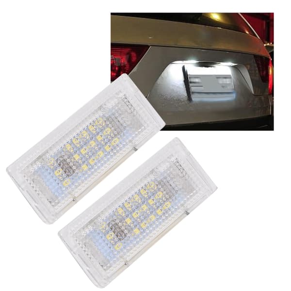 1 Par LED Nummerpladelys Lampe Baglygte Passer til E46 4D Sedan 1998-2005