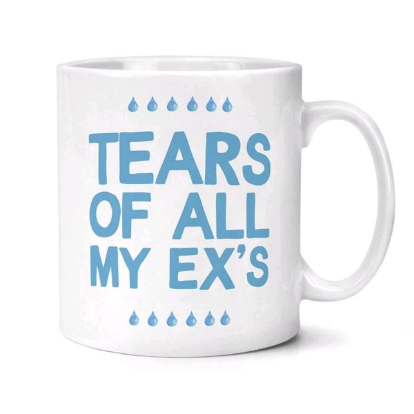 Tårer Kaffe Krus Morgenmad Krus Sjov Kaffe Krus 11 Ounces Inspirerende Og Moti