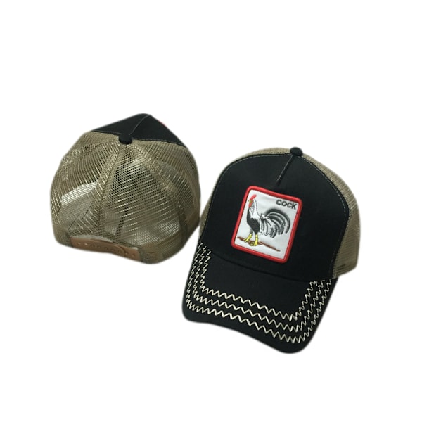 Animalformad broderad basebollkeps mode personlighet hej P