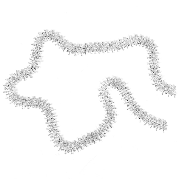 1 Yard Rhinestone Crystal Chain Craft Sy på kläder Väska Handarbete DIY Dekoration (#2)