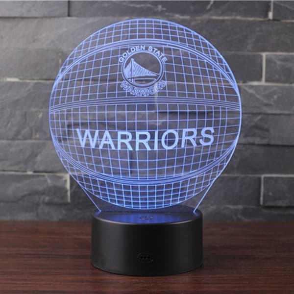 3D Illusion Natlampe LED Skrivebordslampe 7 Farve Touch La