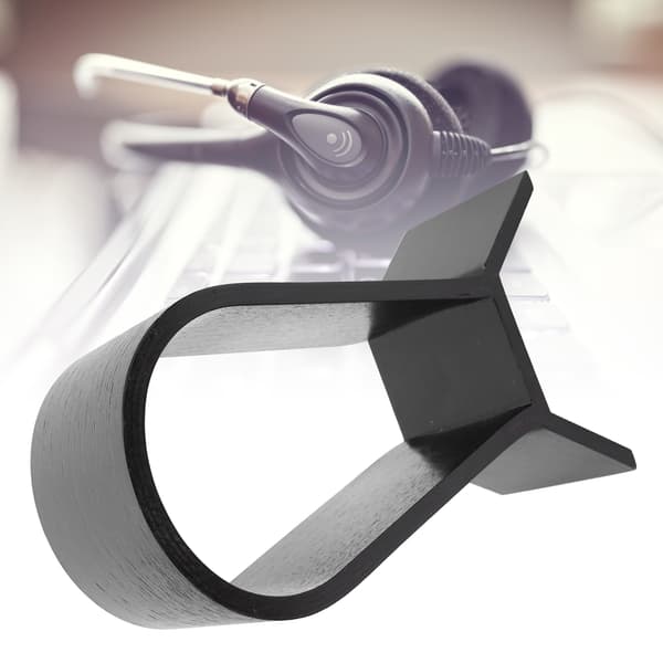 Hodetelefonholder Bluetooth-headset Integrert Buet Skjermstativ Oppbevaringstilbehør Svart