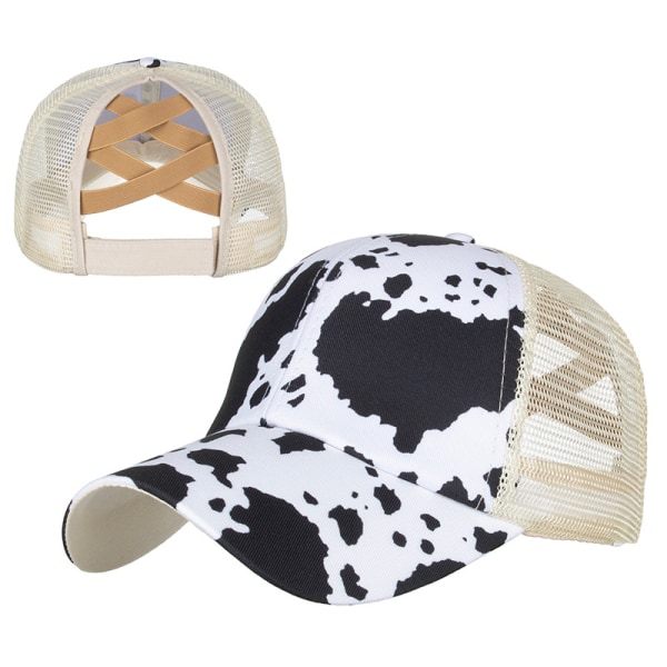 Crossover Elastisk Mesh Hästsvans Baseballkeps Unisex Justerbar B J