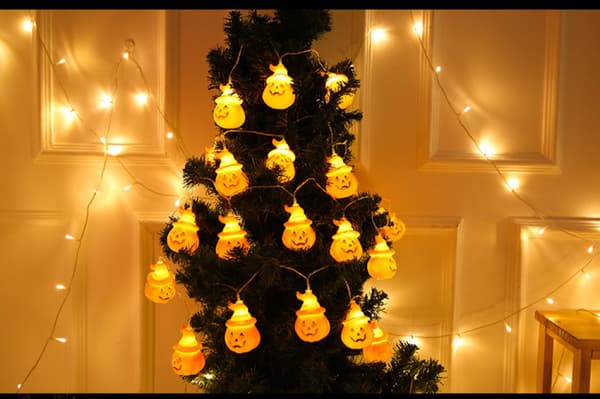 Halloween-led-kurpitsavalosarja sisä- ja ulkokäyttöön