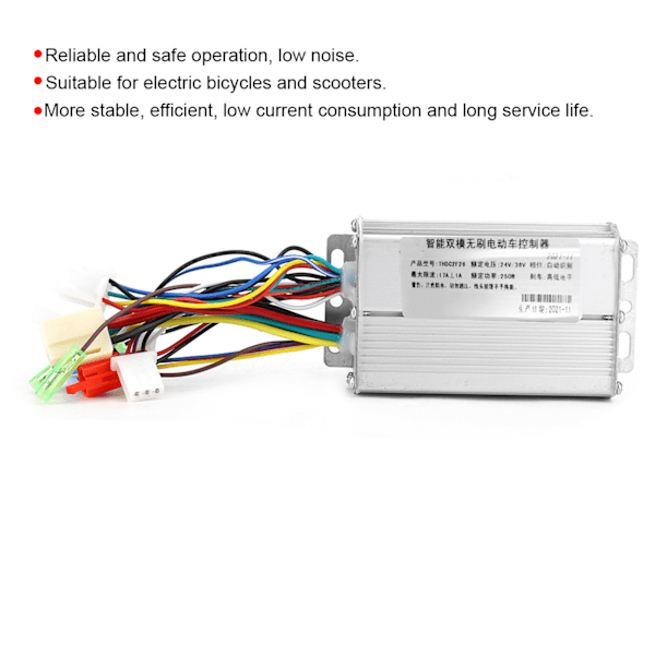 24V/36V 250W Harjaton Ohjainmoottori Sähköpyörälle ja -skootterille