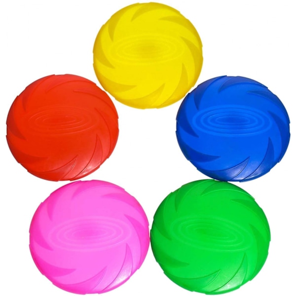 Färgglad plastfrisbee för barn och husdjur