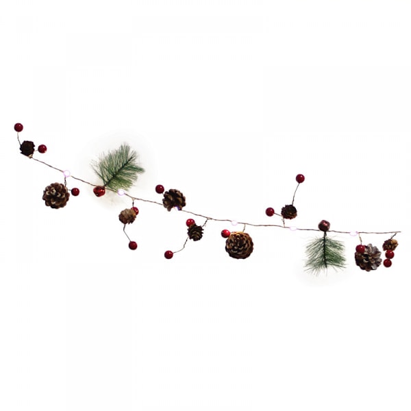 Dazzle Bright Tallkottar Julgransljus, 20 LED-lampor