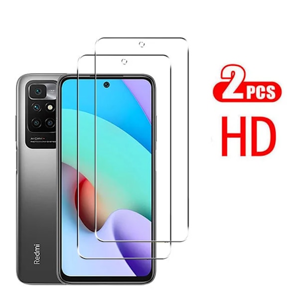 4in1 Härdat Glas För Xiaomi Redmi 10 2022 Skärmskydd Kameralins Skyddsfilm