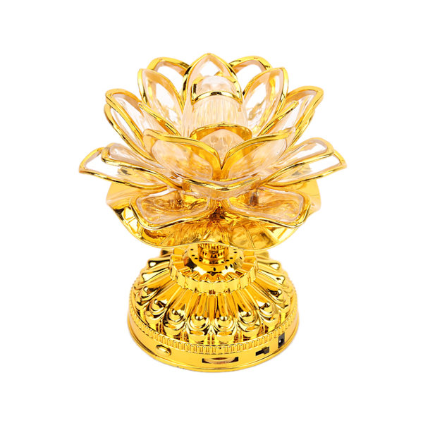 Buddhistisk LED-lampa, färgglad, miljövänlig Buddha-ljusdekoration, 100-240 V