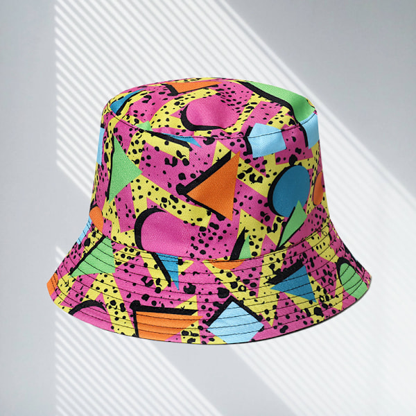 Hink med bred brätte Fashion solhatt Fällbar utomhus hinkhatt (kvinnor A
