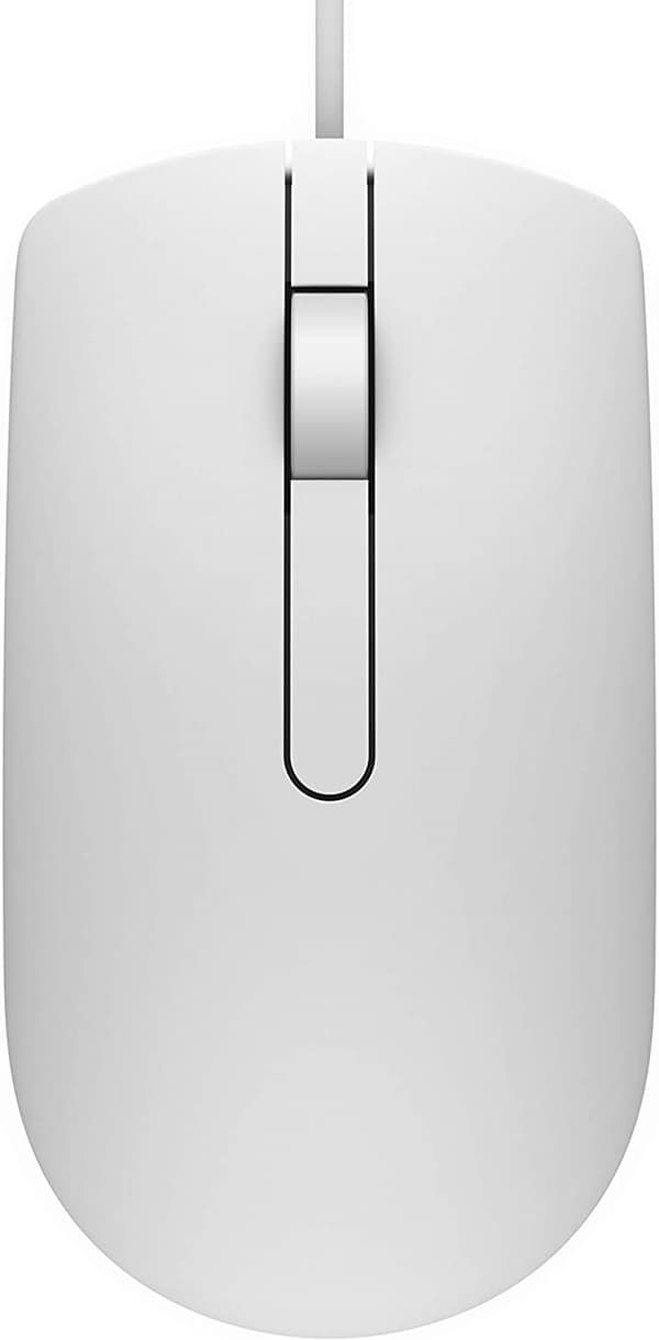 Kablet USB Mus Optisk USB Kablet Mus - Hvid