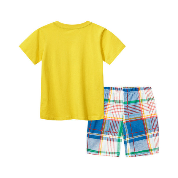 Barnens Pojkar's Cartoon Kortärmad Pyjamas Set L