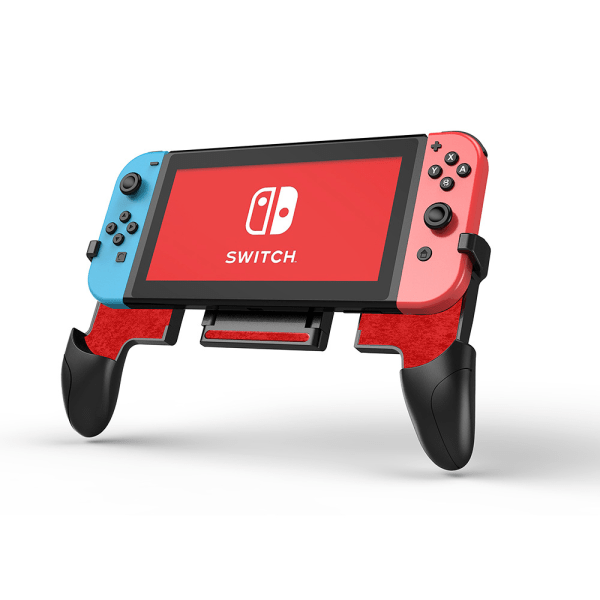 Multifunksjonelt justerbart grep for Nintendo Switch/OLED-kontroller og Joycon, ergonomisk håndtaksgrep komfortabelt, sammenleggbart, stativ, tilbehør wi