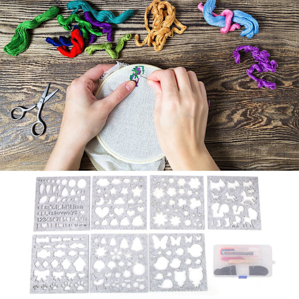DIY Non-woven Fabric Needle Felting Template Mold Handcraft Making Tool Accessories