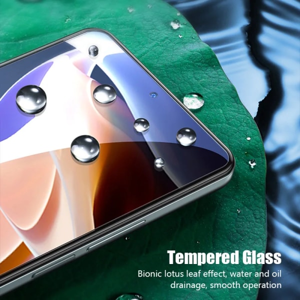 2PCS Sceeen Protector för Redmi Note 11 Pro Plus 5G härdat glas