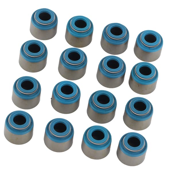 16 stk. Ventilstammseglsett for utskifting, passer for GM Small Block LS1 / LS6-motorer