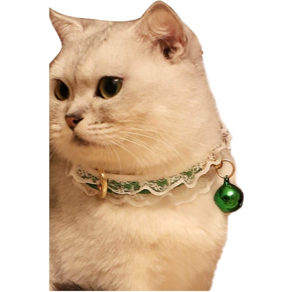 Halsband för husdjur, hund, jul, spets, söt katt, halsband, S C